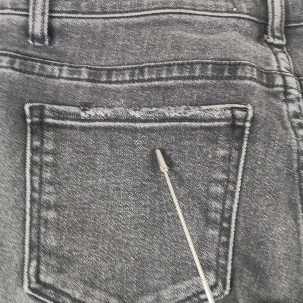 BKE Payton Ankle Skinny Jeans Womens 30x27 Faded Black ABK5648A Distressed - Picture 3 of 14